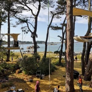 Grimpe d’arbre & apéritif haut perché (1h)